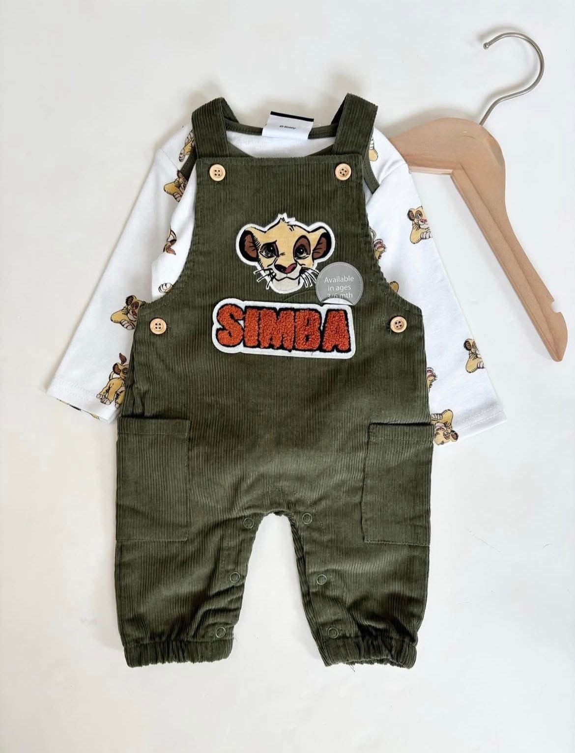 Hakuna Matata Corduroy Safari Romper Set